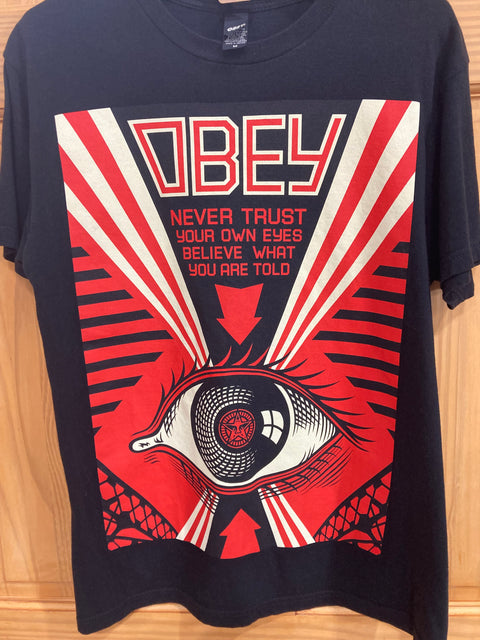 OBEY Cotton Tee SZ Medium