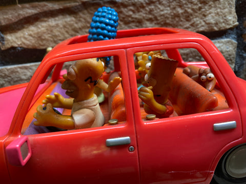 Vintage Simpsons Talking Family Car