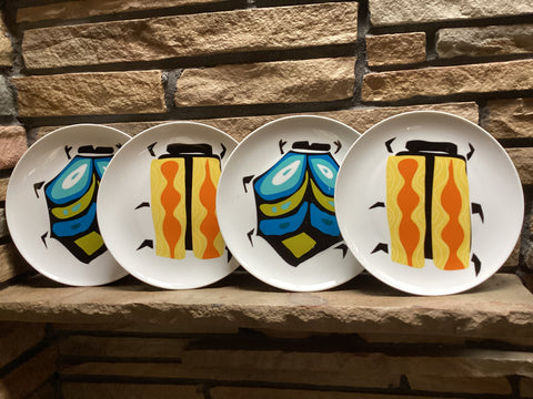 VTG. Crate and Barrel Jane Dixon designed Beetle Dishes