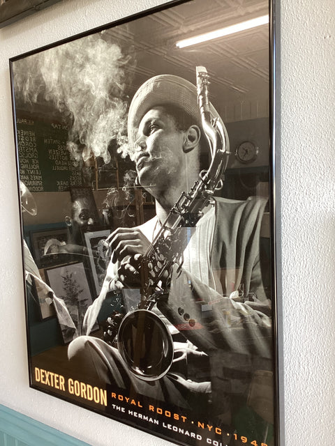 Framed Print of Dexter Gordon; 24” x 30”