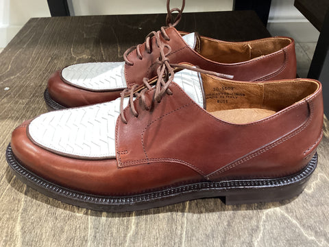 New Johnston and Murphy Spectator Shoes SZ 9 1/2 D