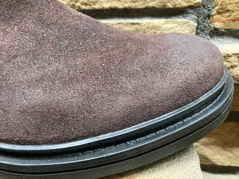 Suede Moto Style Boots SZ 13