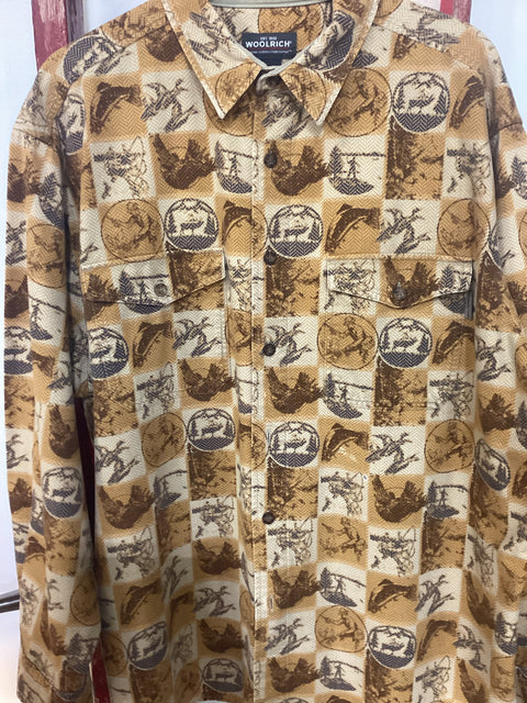 Woolrich Flannel Shirt Jacket SZ XL Regular Fit