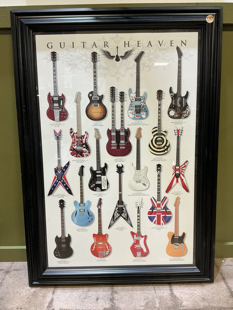 “Guitar Heaven” Framed Poster