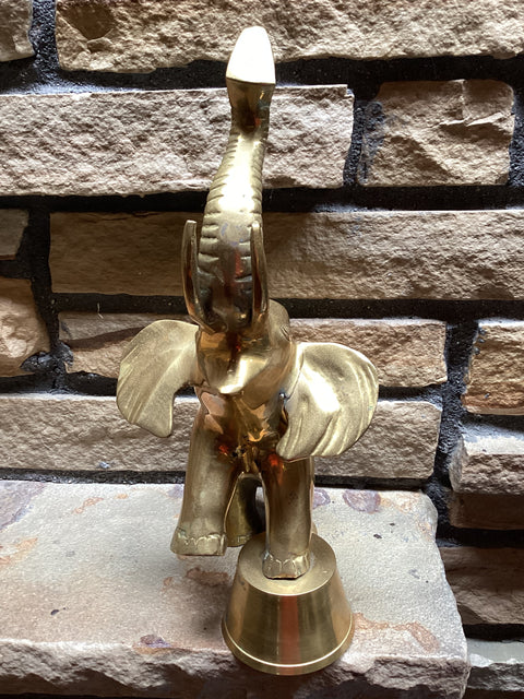 Vintage Brass Circus Elephant