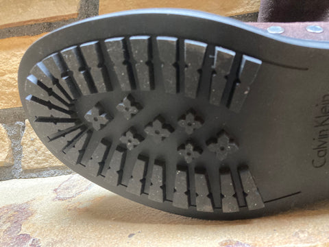 Suede Moto Style Boots SZ 13