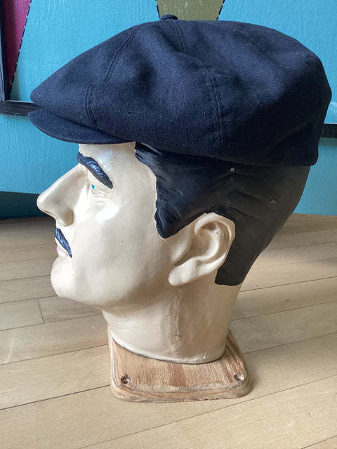 Linen Flat Cap by Stewart of Scotland SZ LARGE/XL