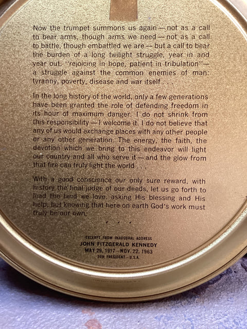 JFK Commemorative Dish