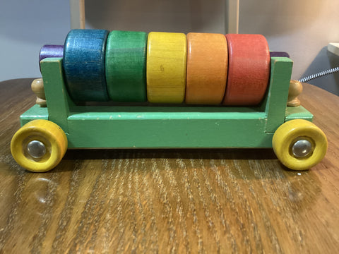 Vintage Holgate 1212 Wooden Toy Train Set (3)