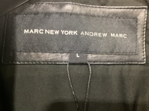 Vintage Andrew Marc Leather Moto Jacket SZ Large (46)