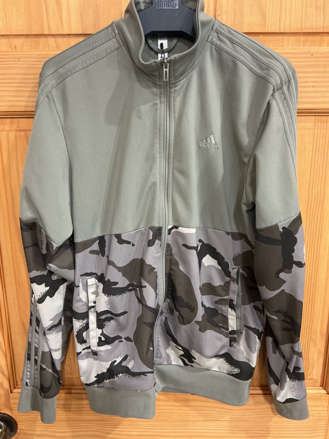Adidas Camo Block Track Jacket SZ Medium