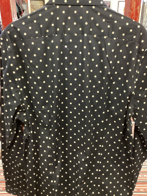 Slim Fit Polka Dot Shirt SZ XXL (fits like a slim XL)