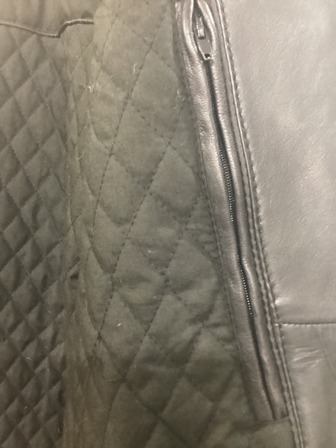 Vintage Andrew Marc Leather Moto Jacket SZ Large (46)