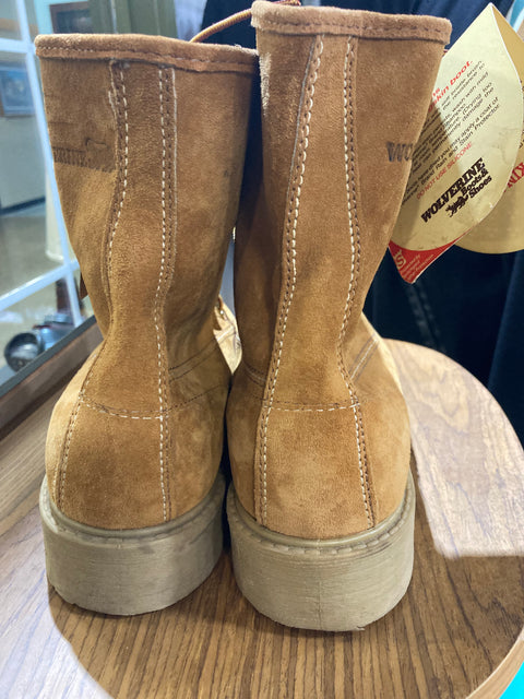 Vintage Wolverine Pig-suede Boots SZ 9E