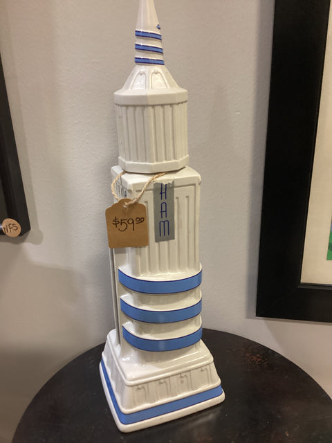 Art Deco Collectible Vodka Bottle (empty)
