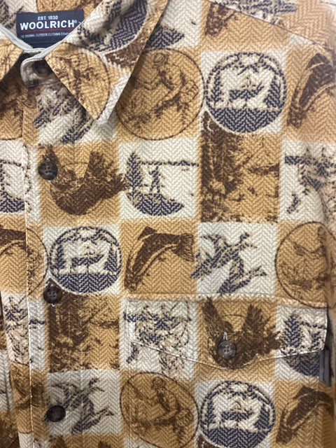 Woolrich Flannel Shirt Jacket SZ XL Regular Fit
