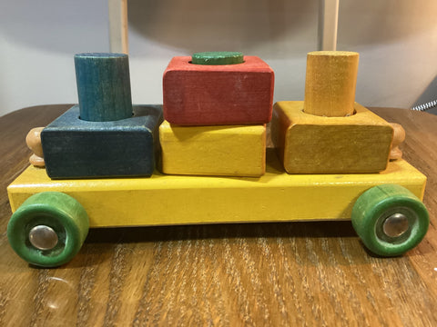 Vintage Holgate 1212 Wooden Toy Train Set (3)