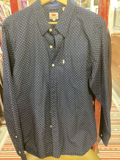 NOS Levi’s Polka Dot Shirt SZ Large