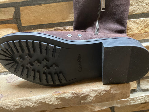 Suede Moto Style Boots SZ 13