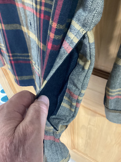 Orvis Flannel Shirt Jacket SZ Medium