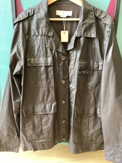 “Waxed” Cotton Safari Jacket by Five Four SZ XL (46)