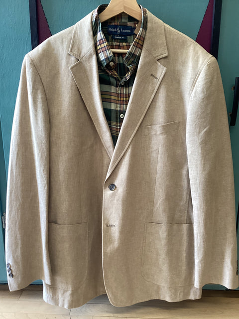 Alan Flusser Linen Blazer SZ LARGE (44)
