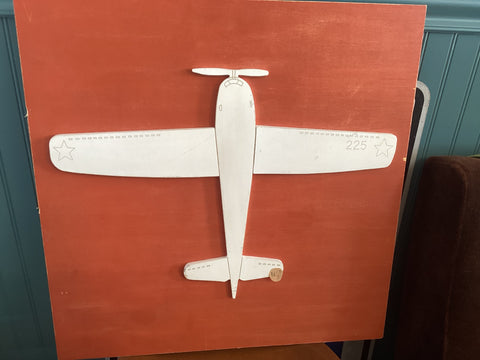 Nostalgic Airplane Dimensional Art.