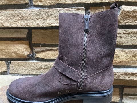 Suede Moto Style Boots SZ 13