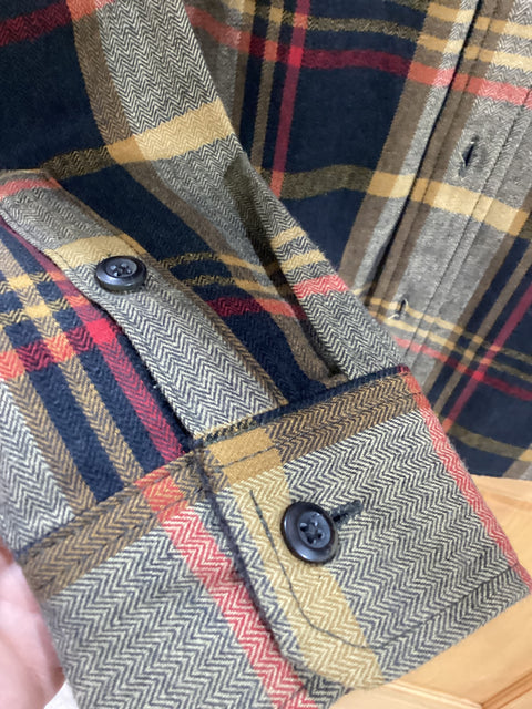 Orvis Flannel Shirt Jacket SZ Medium