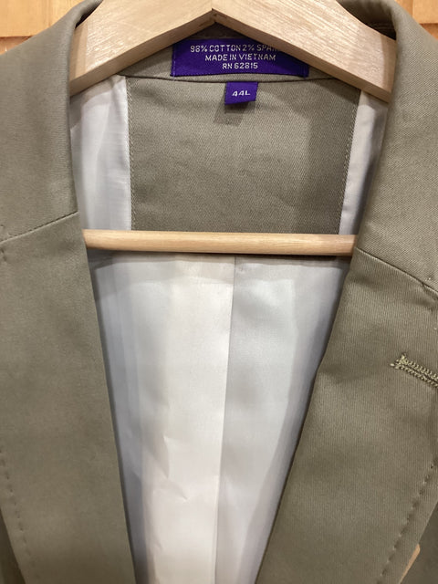 Alan Flusser Cotton Blazer SZ 44 long