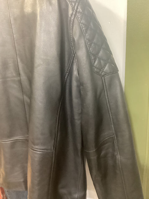 Vintage Andrew Marc Leather Moto Jacket SZ Large (46)