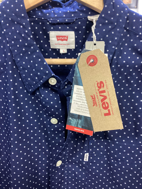 NOS Levi’s Polka Dot Shirt SZ Large