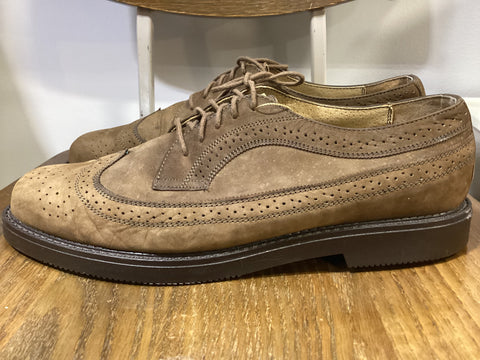 Trackers Suede Wingtips SZ 10 1/2 D