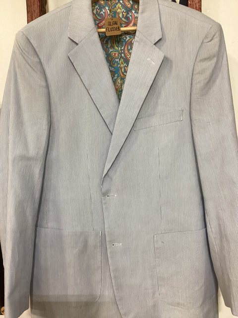 Alan Flusser Cotton Jacket SZ Large
