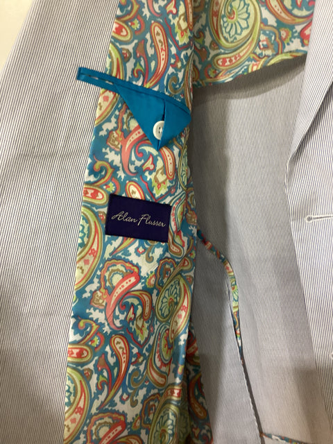 Alan Flusser Cotton Jacket SZ Large