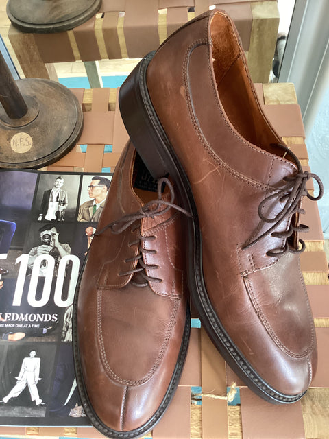 Split-toe All Leather Brogues. SZ 10D