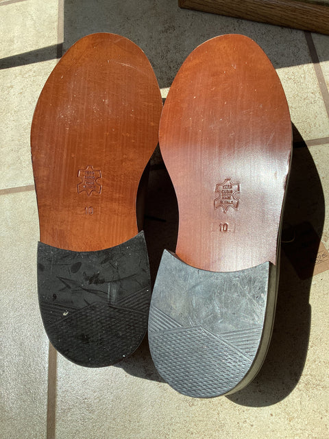 Split-toe All Leather Brogues. SZ 10D