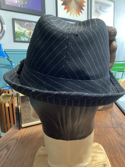 Ben Sherman Pinstripe Trilby Hat (Small/Medium)