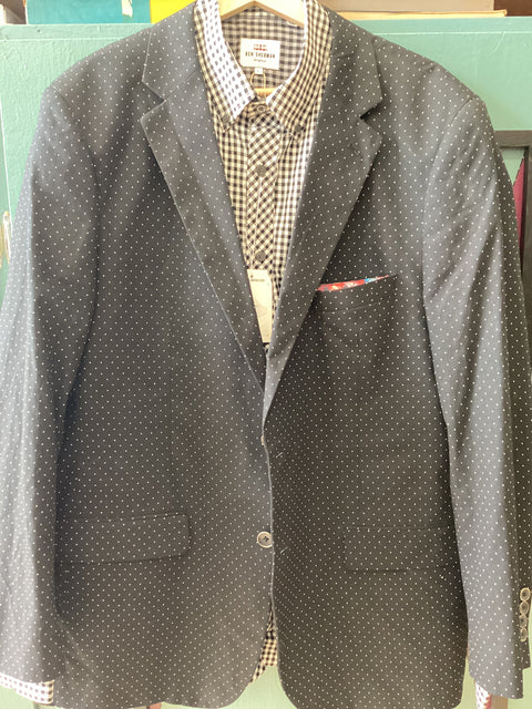 Alan Flusser SZ Large pindot Cotton Blazer