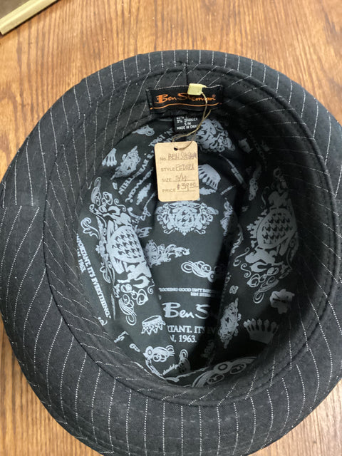 Ben Sherman Pinstripe Trilby Hat (Small/Medium)