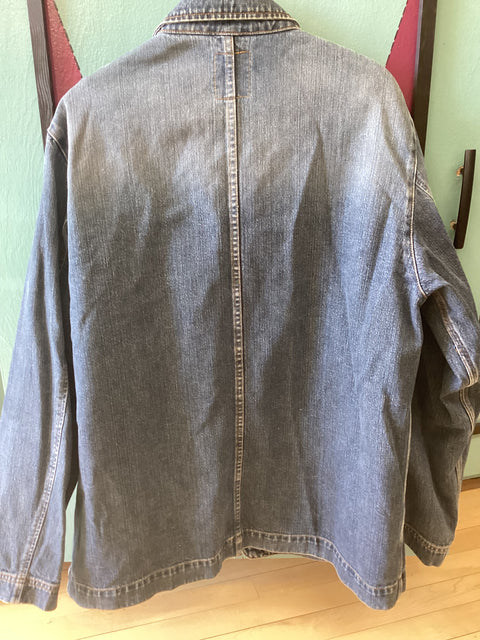 Vintage Oshkosh Denim Chore Coat SZ XL