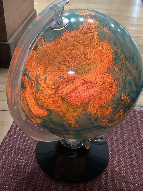 Vintage Rand McNally Light-up Globe