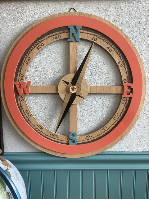 Colorful Compass Wall Art