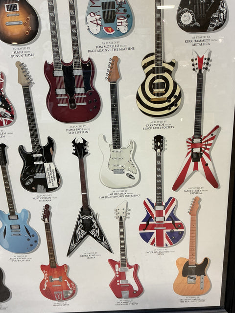 “Guitar Heaven” Framed Poster