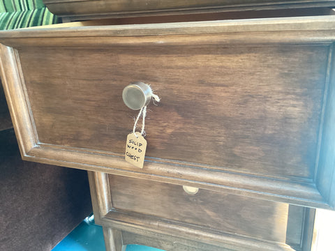 Two Drawer Side Table