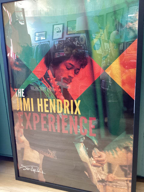 Framed Hendrix Poster