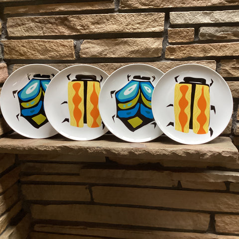 VTG. Crate and Barrel Jane Dixon designed Beetle Dishes