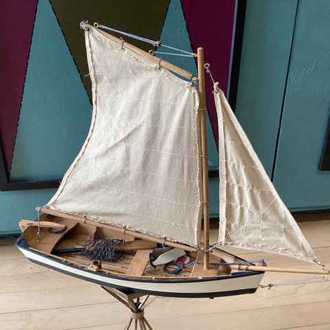 Hand-built Sailboat Replica