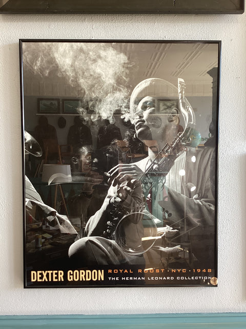 Framed Print of Dexter Gordon; 24” x 30”