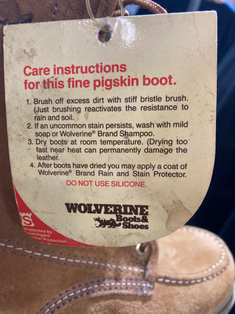 Vintage Wolverine Pig-suede Boots SZ 9E